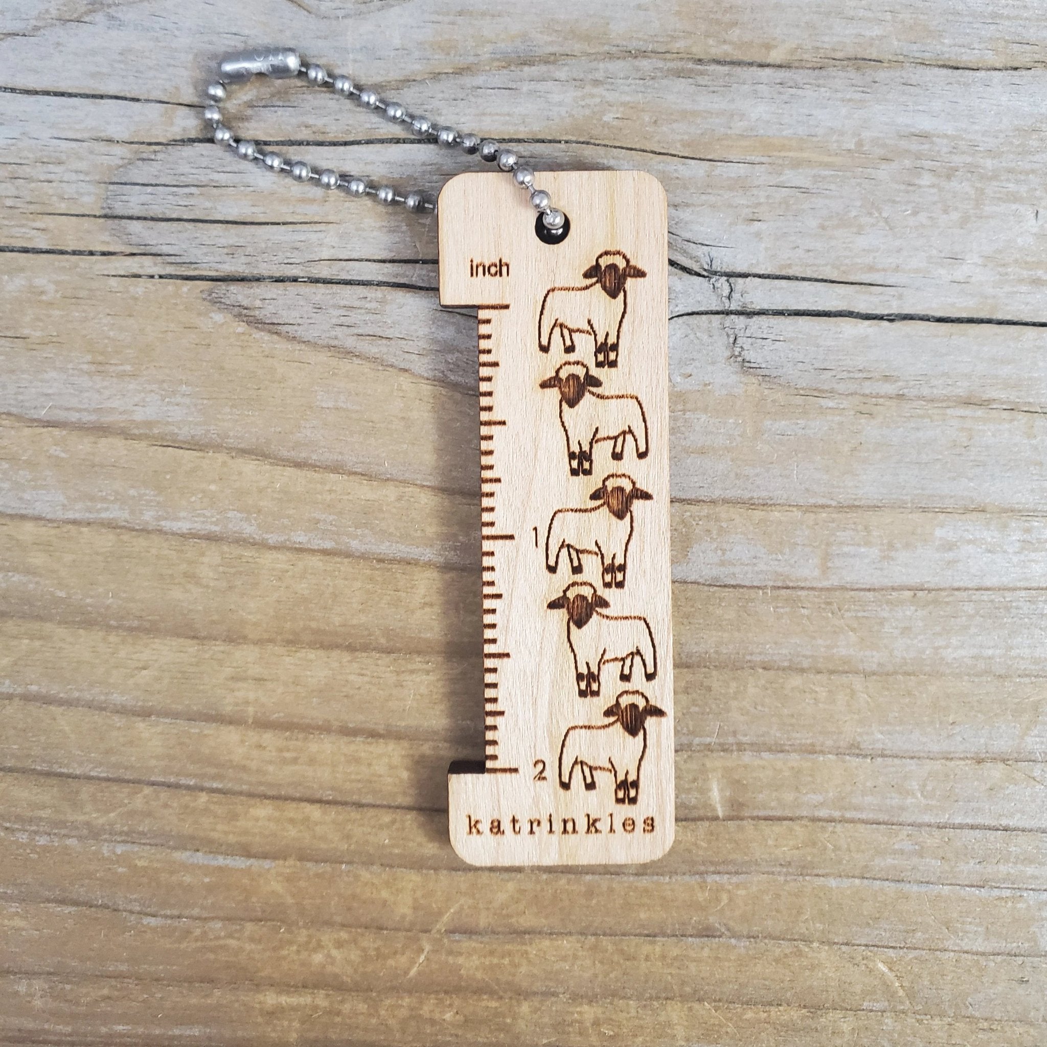 2 Inch Ruler – The Sated Sheep