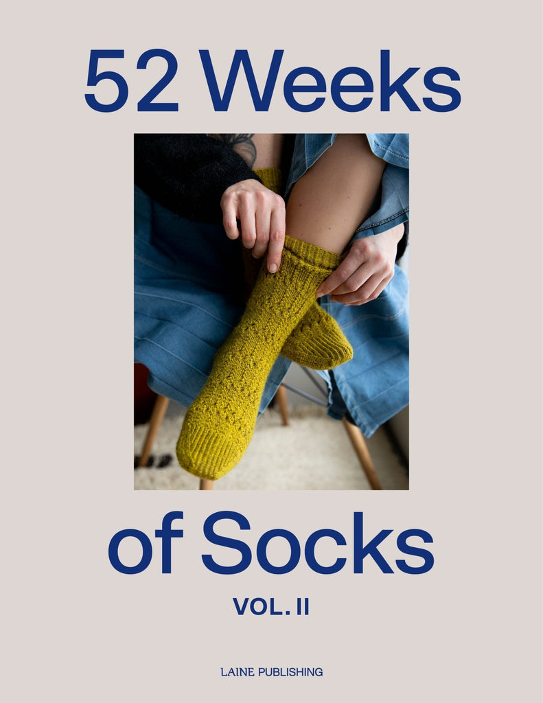 52 Weeks of Socks Volume 2 - The Sated SheepBooksLaine magazine