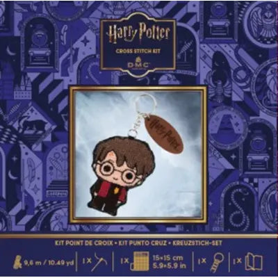Harry Potter Cross Stitch Keychains