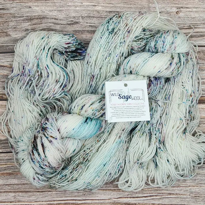 Wild Sage Wool Rosemary Fingering Shimmer