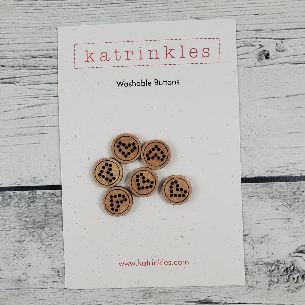 Washable Buttons