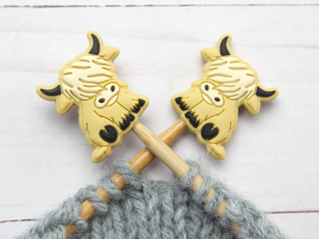 Fox and Pine Stitch Stoppers