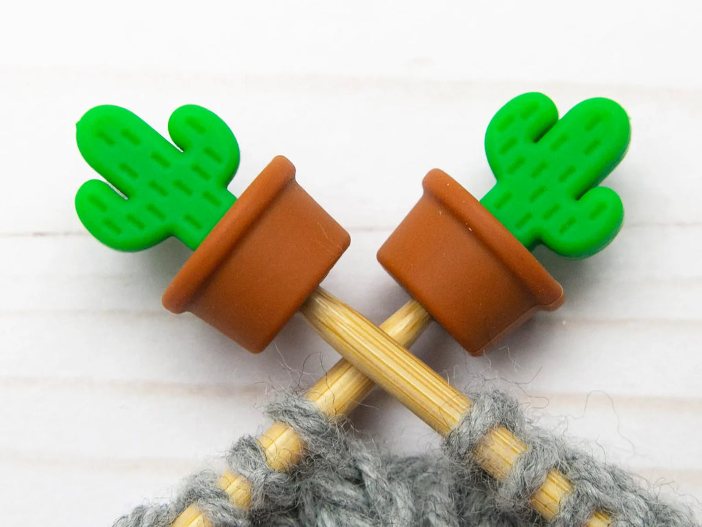 Fox and Pine Stitch Stoppers
