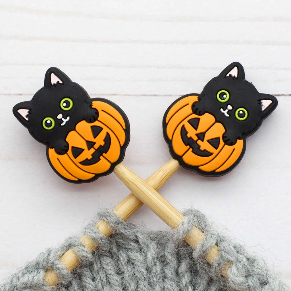 Fox and Pine Stitch Stoppers