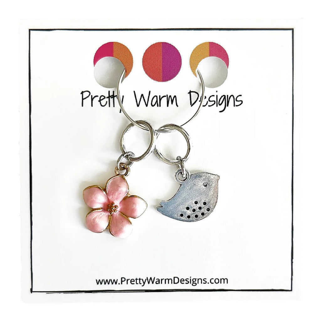 Cherry Blossom Spring Duo - The Sated SheepNotionsPretty Warm Designs