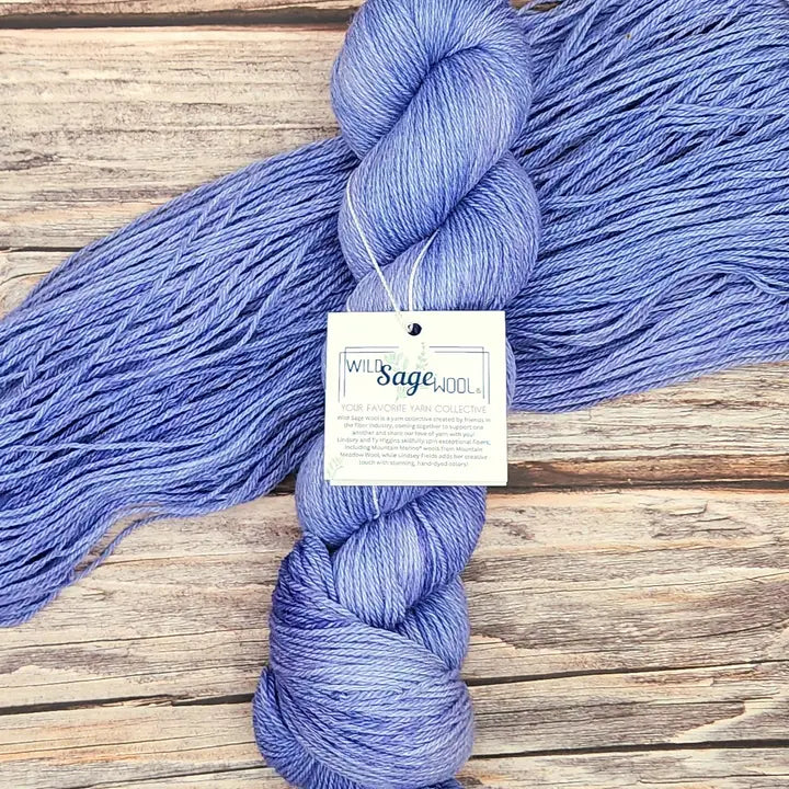 Wild Sage Wool Rosemary Fingering Shimmer