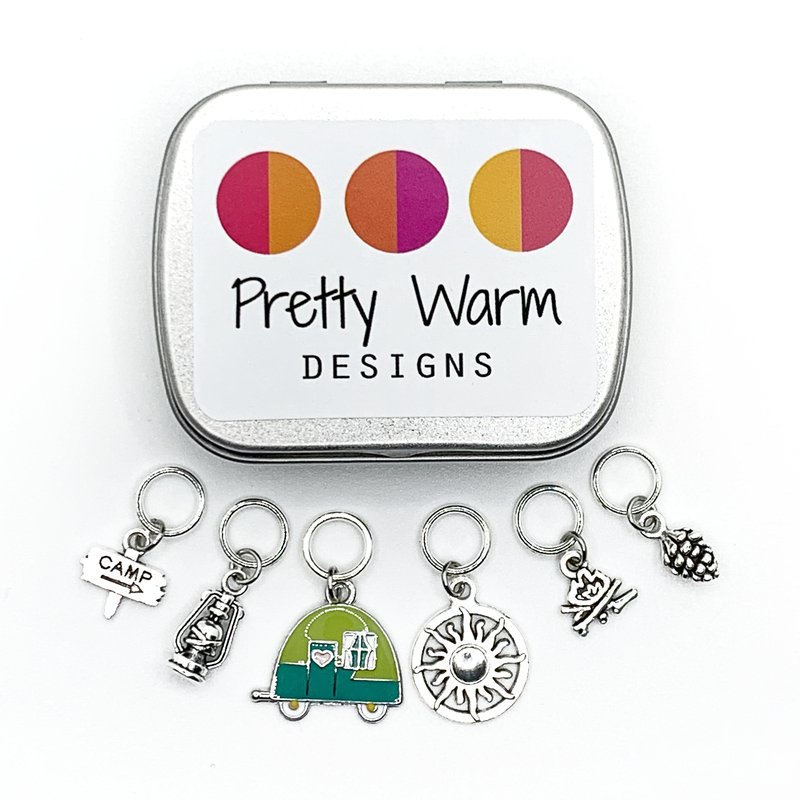 Go Camping Stitch Markers - The Sated SheepNotionsPretty Warm Designs