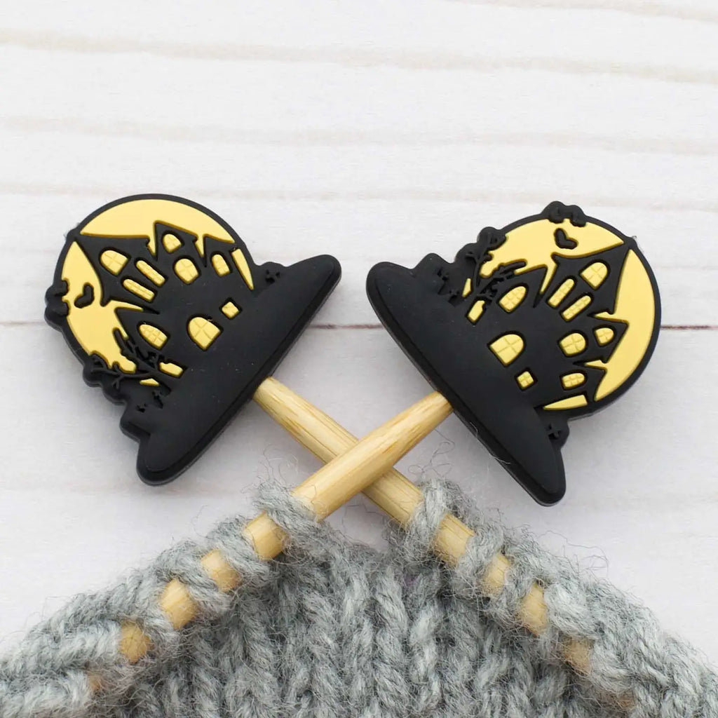 Fox and Pine Stitch Stoppers