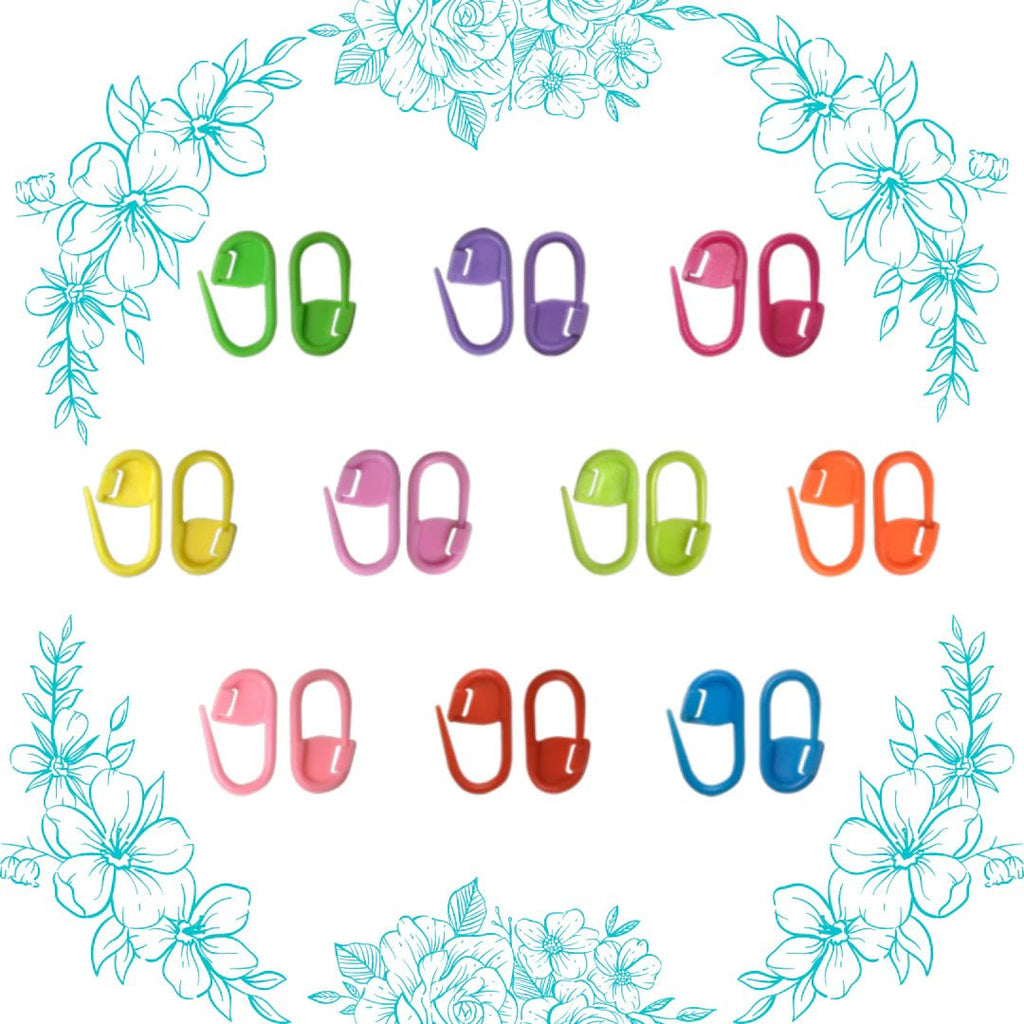 HiYa Locking Stitch Markers - The Sated SheepNotionsAccessories Unlimited