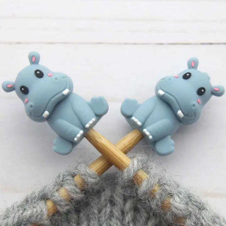 Fox and Pine Stitch Stoppers
