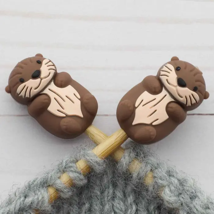 Fox and Pine Stitch Stoppers