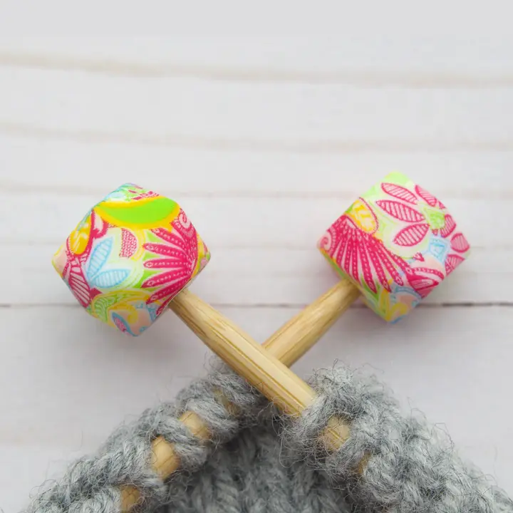 Fox and Pine Stitch Stoppers