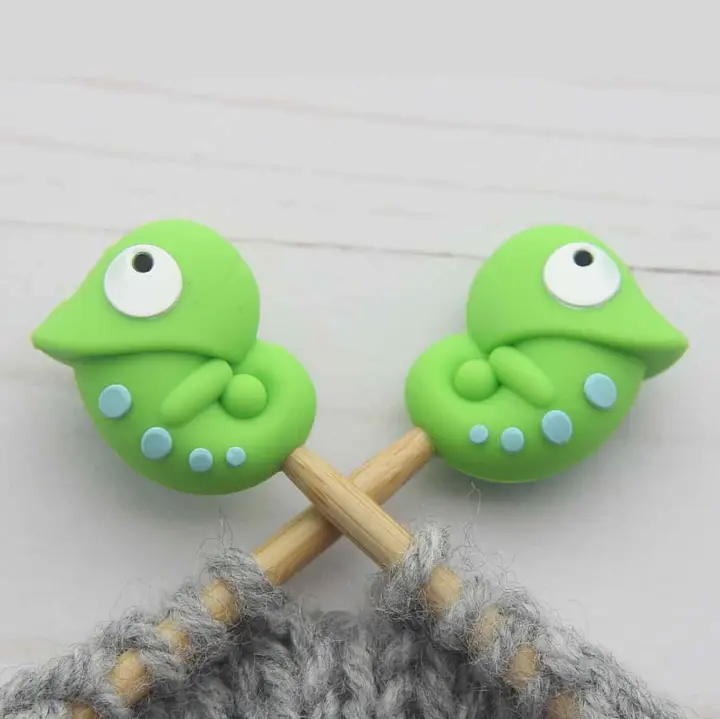 Fox and Pine Stitch Stoppers
