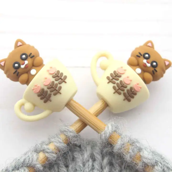 Fox and Pine Stitch Stoppers