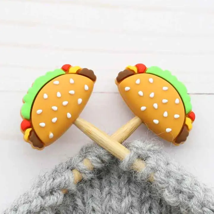 Fox and Pine Stitch Stoppers