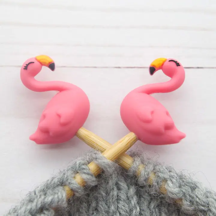 Fox and Pine Stitch Stoppers
