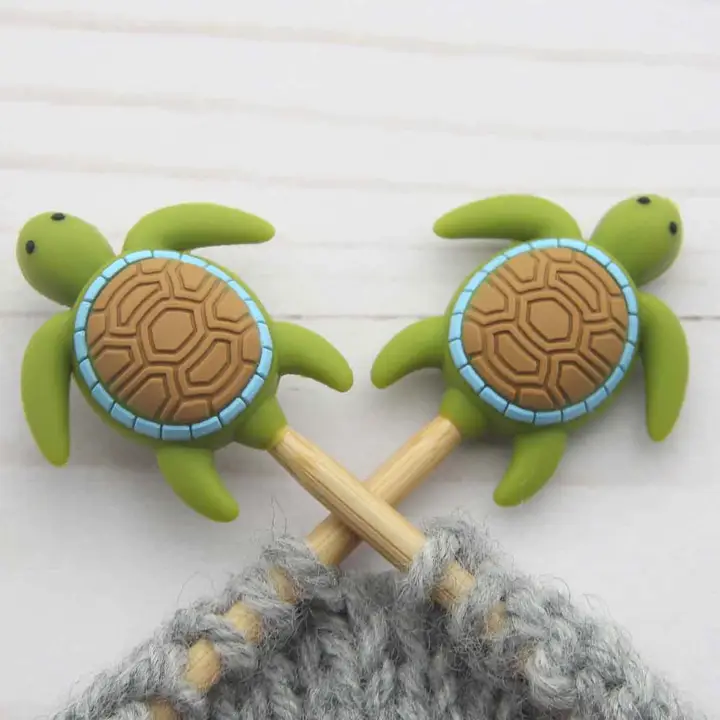 Fox and Pine Stitch Stoppers