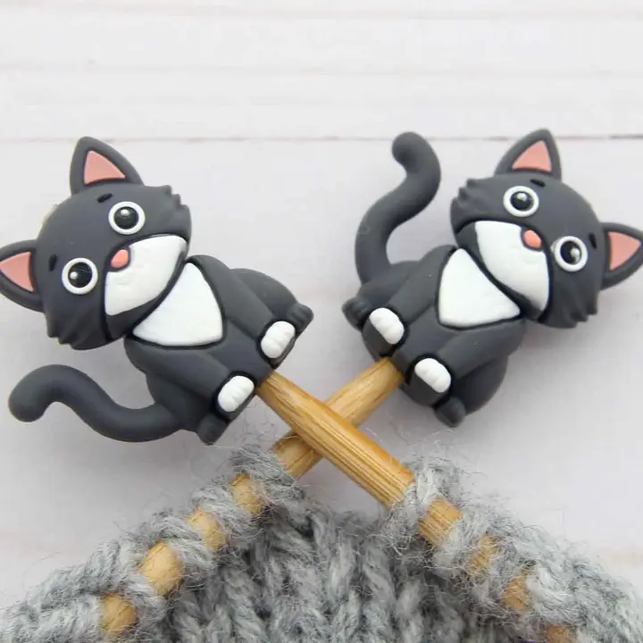 Fox and Pine Stitch Stoppers