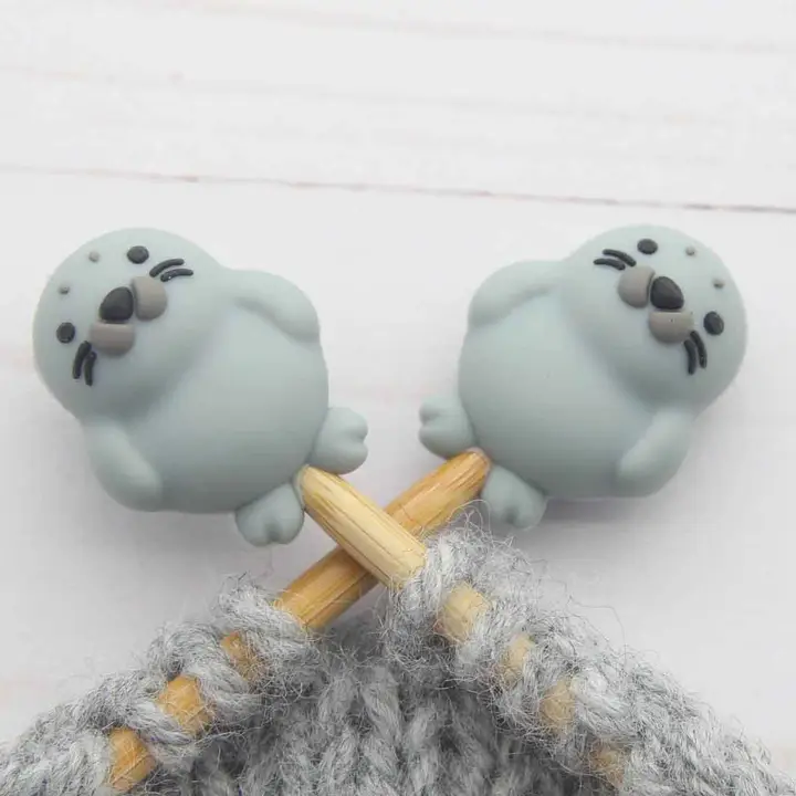 Fox and Pine Stitch Stoppers