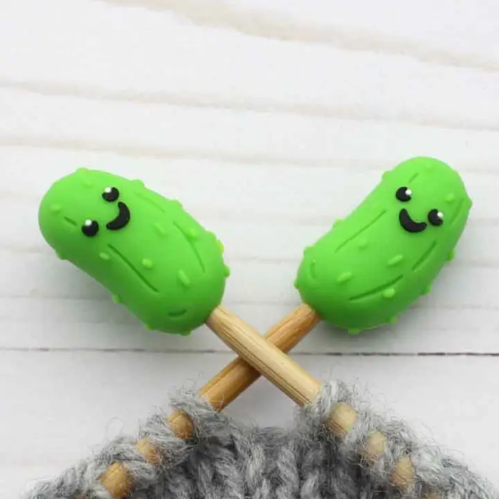 Fox and Pine Stitch Stoppers
