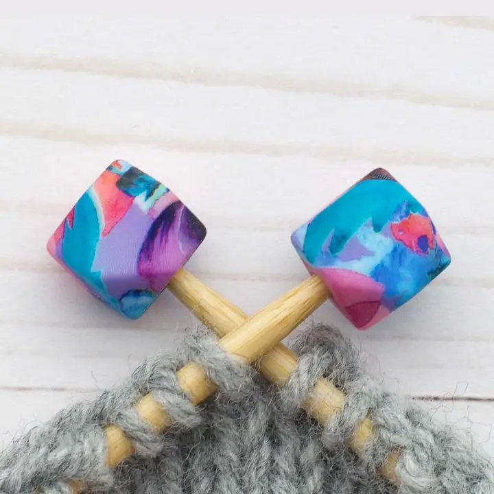 Fox and Pine Stitch Stoppers