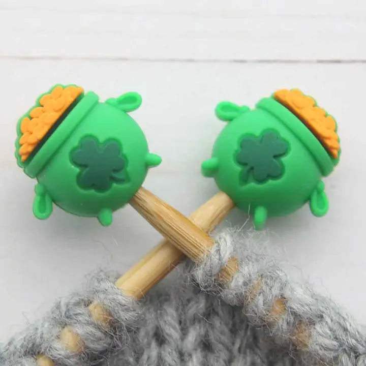 Fox and Pine Stitch Stoppers