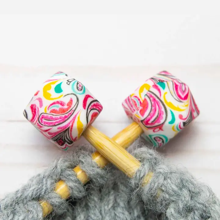 Fox and Pine Stitch Stoppers