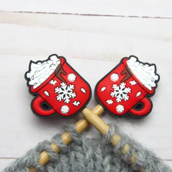 Fox and Pine Stitch Stoppers