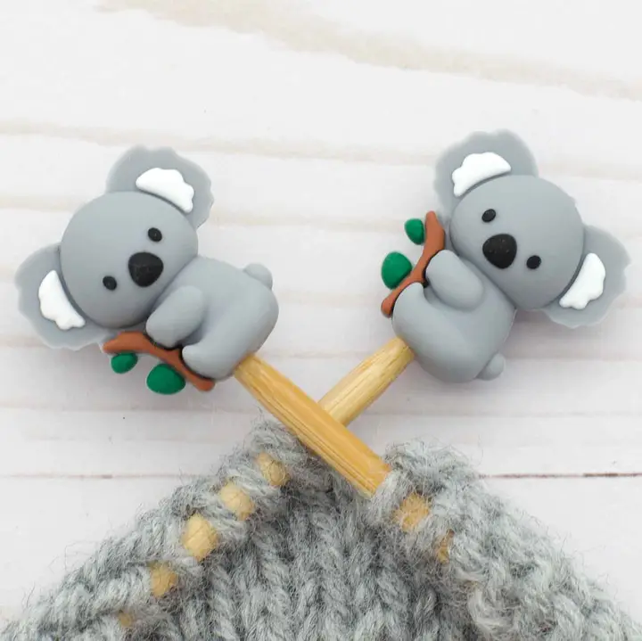 Fox and Pine Stitch Stoppers