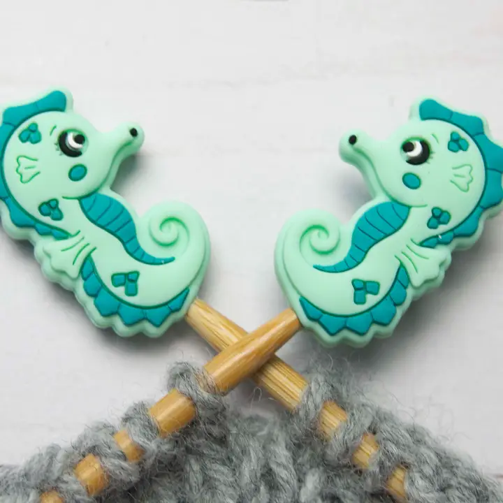 Fox and Pine Stitch Stoppers