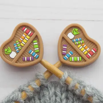 Fox and Pine Stitch Stoppers