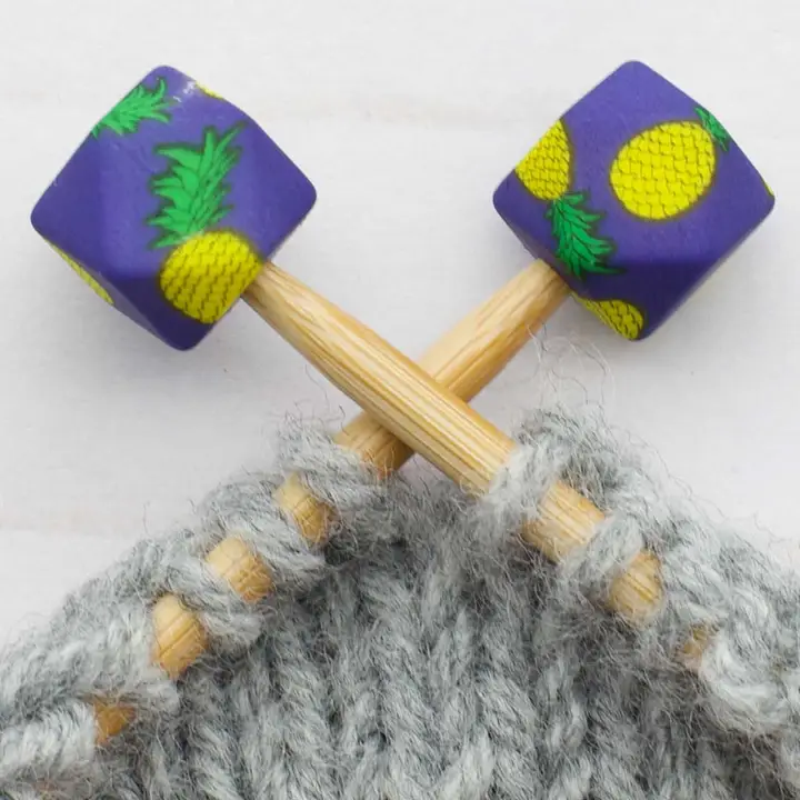 Fox and Pine Stitch Stoppers