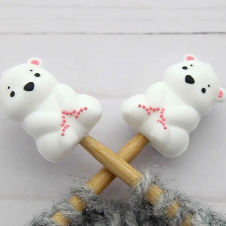 Fox and Pine Stitch Stoppers