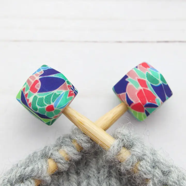 Fox and Pine Stitch Stoppers