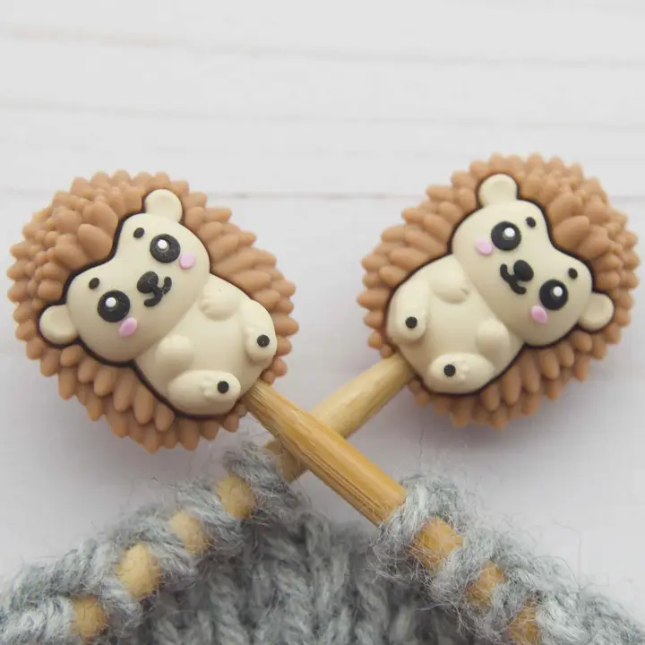Fox and Pine Stitch Stoppers