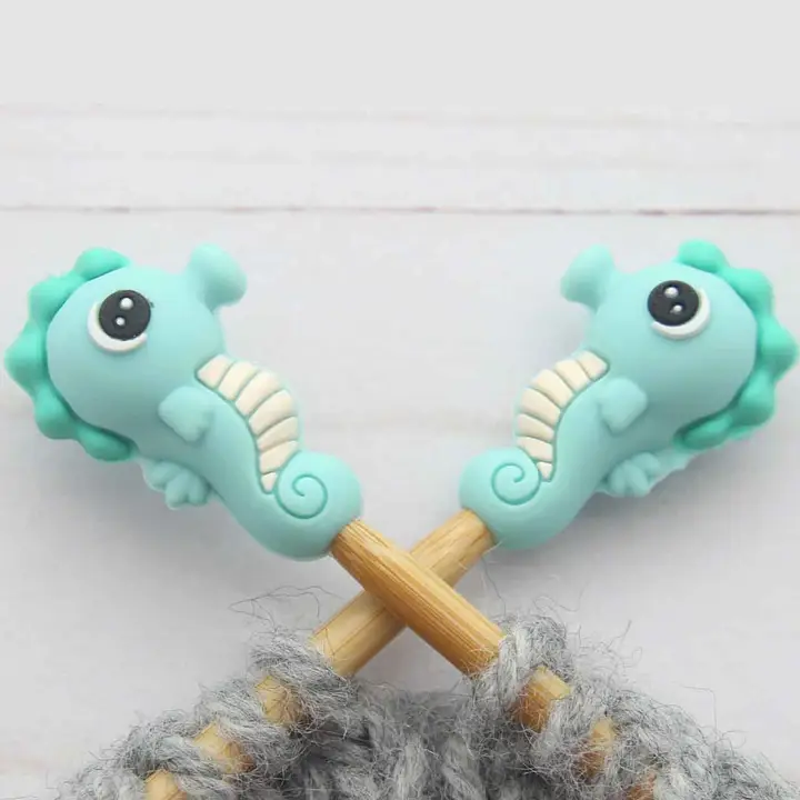 Fox and Pine Stitch Stoppers