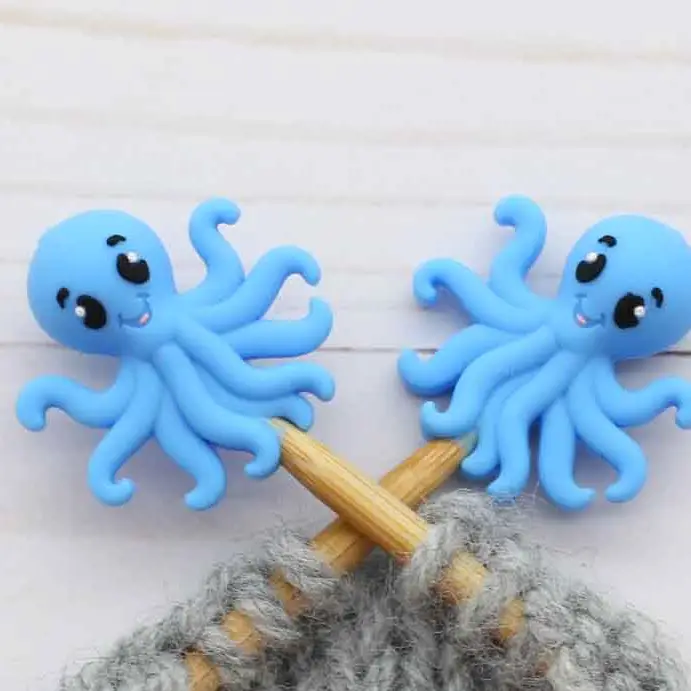 Fox and Pine Stitch Stoppers