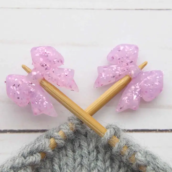 Fox and Pine Stitch Stoppers