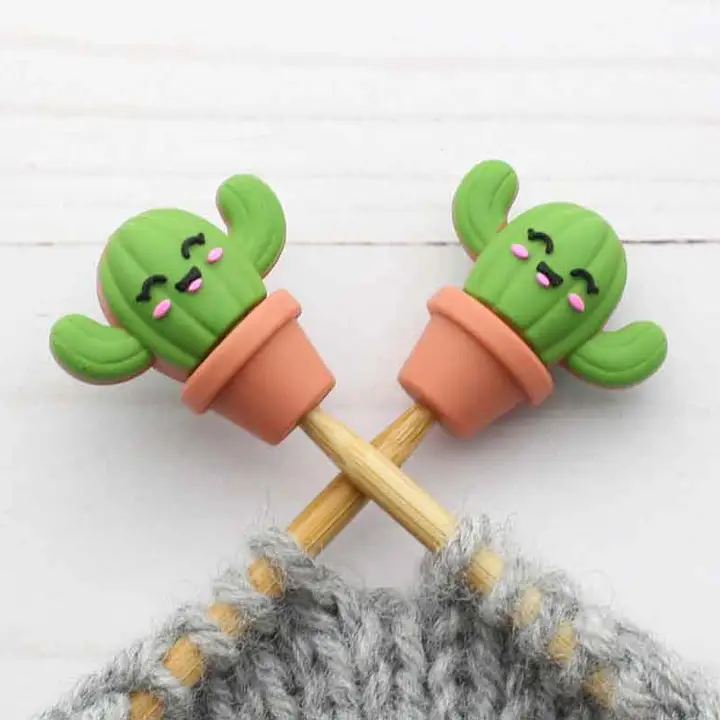 Fox and Pine Stitch Stoppers