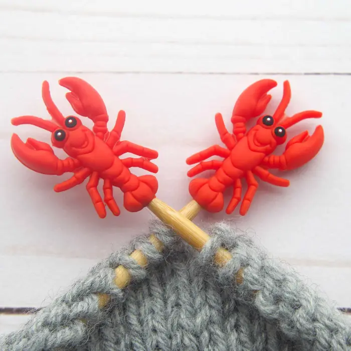 Fox and Pine Stitch Stoppers