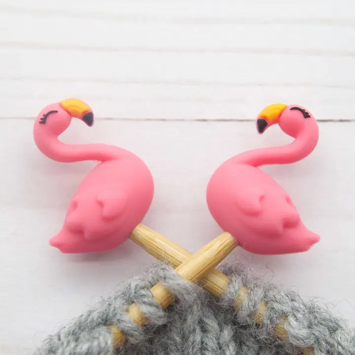 Fox and Pine Stitch Stoppers