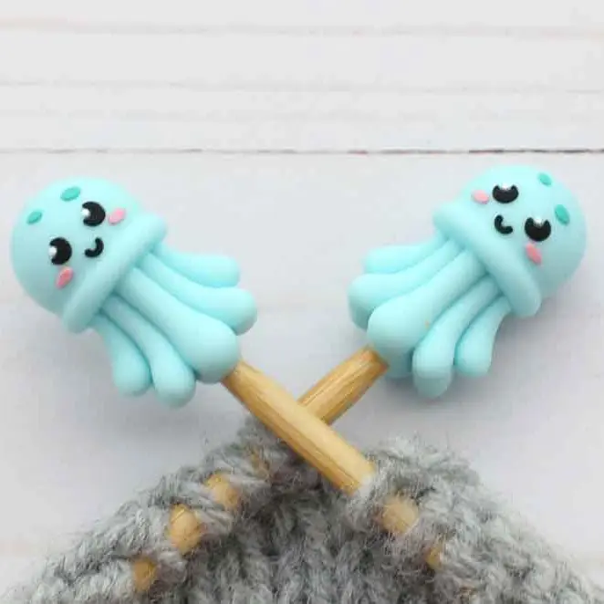 Fox and Pine Stitch Stoppers