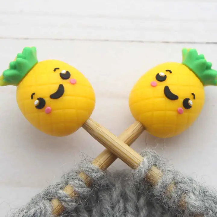 Fox and Pine Stitch Stoppers