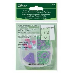 Clover -3034 Knitting Accessory Set for Beginners