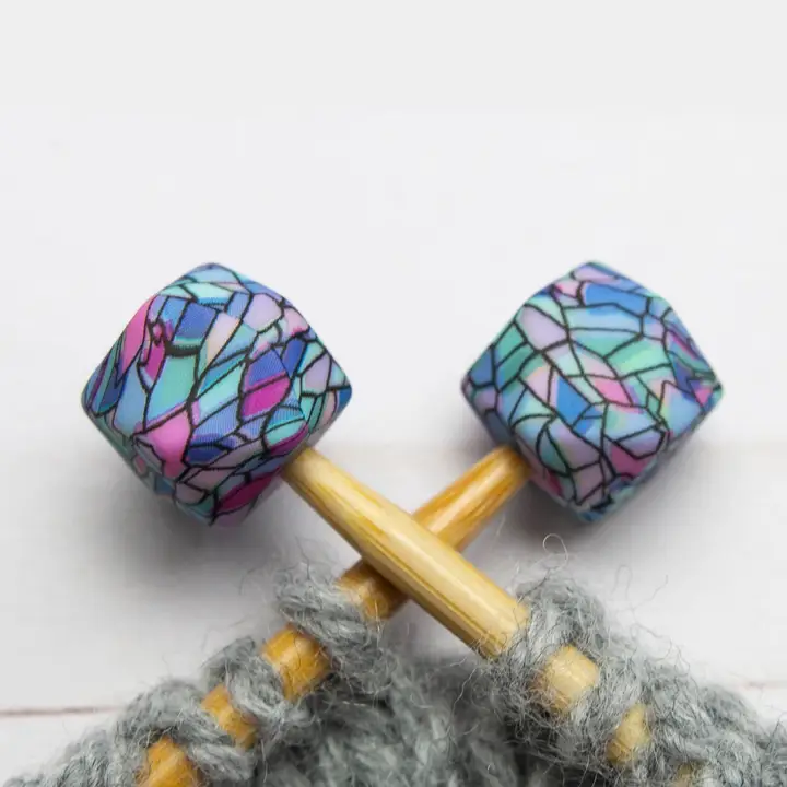 Fox and Pine Stitch Stoppers