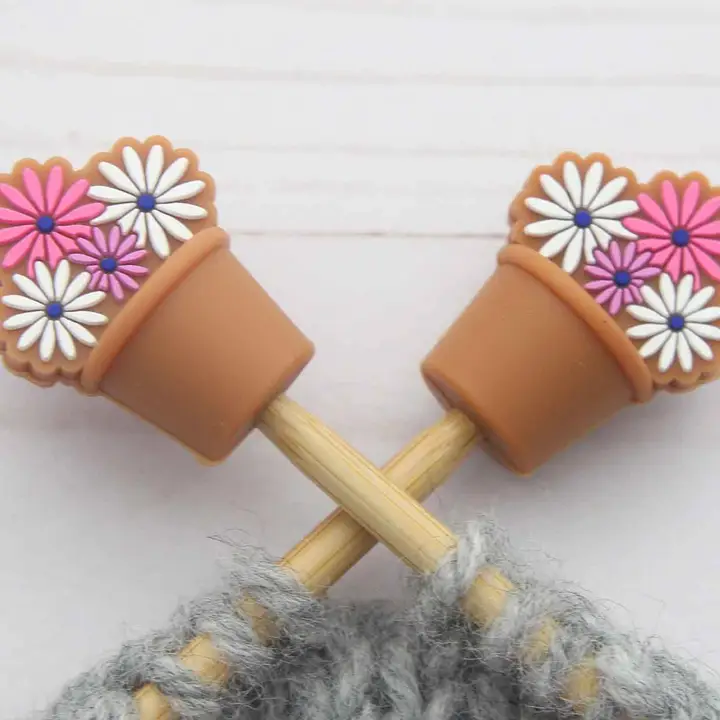 Fox and Pine Stitch Stoppers