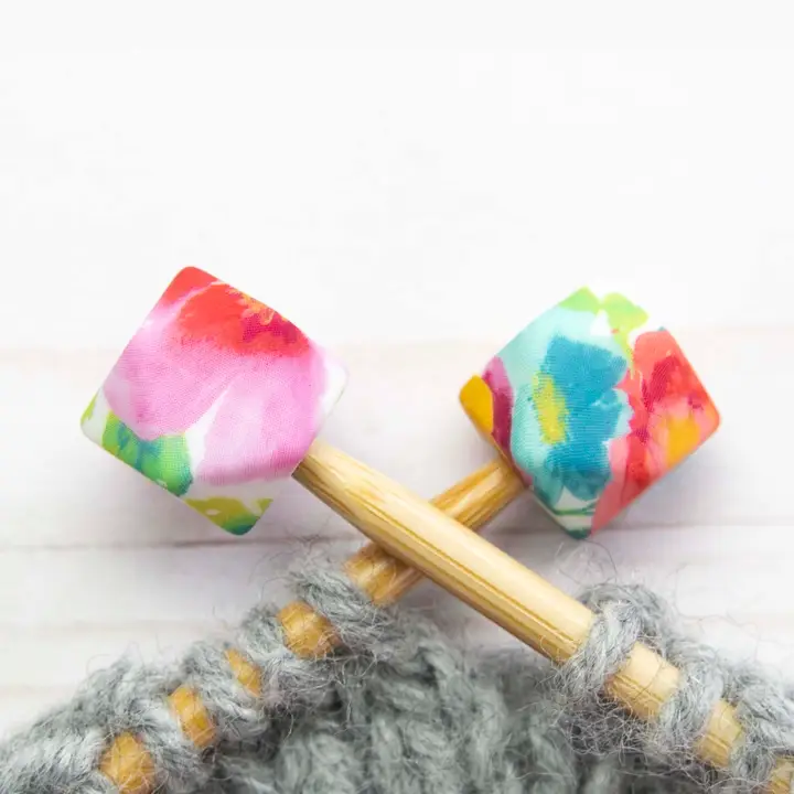 Fox and Pine Stitch Stoppers