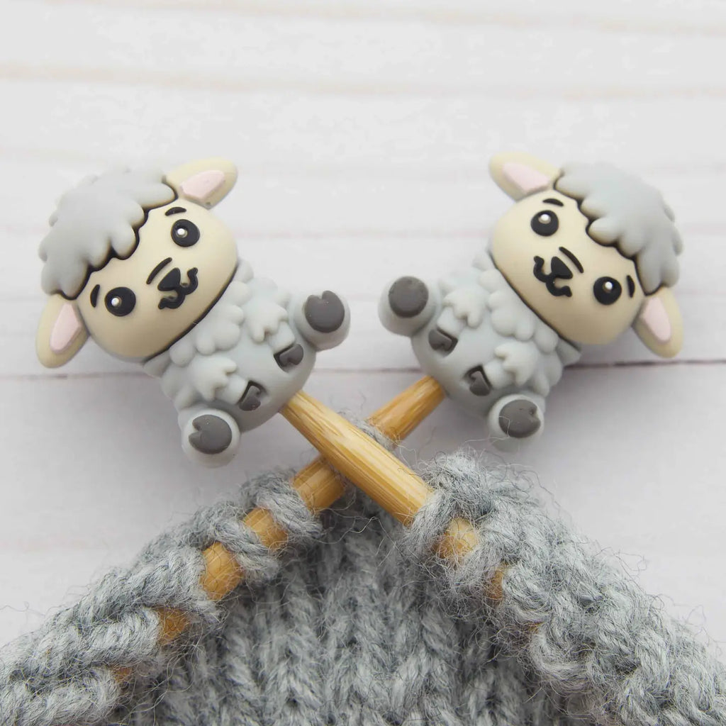 Fox and Pine Stitch Stoppers