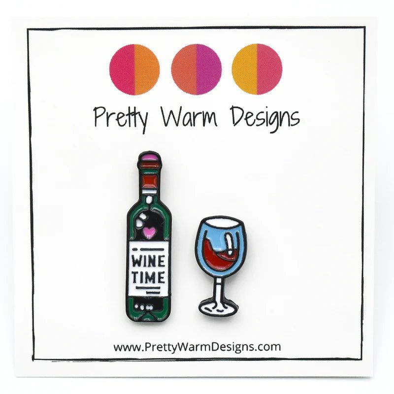 Pretty Warm Pins - The Sated SheepNotionsPretty Warm Designs