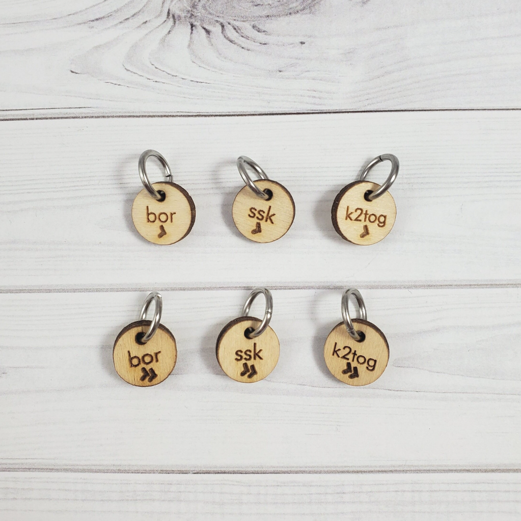 Katrinkles Wood Stitch Markers